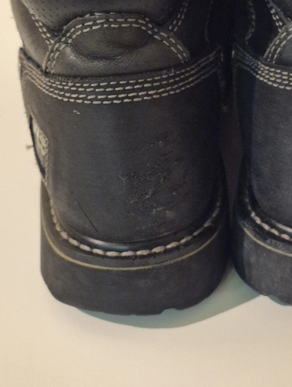 Timberland Mens Pro Series Steel Toe Black Work Boots Size 11